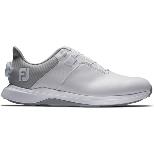 FootJoy ProLite BOA Vandtætte Herre Golfsko Uden Spikes - White/White/Grey