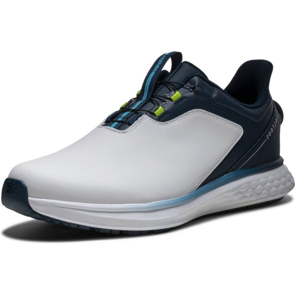 FootJoy Pulse BOA Vandtætte Herre Golfsko Uden Spikes - White/Navy/Blue