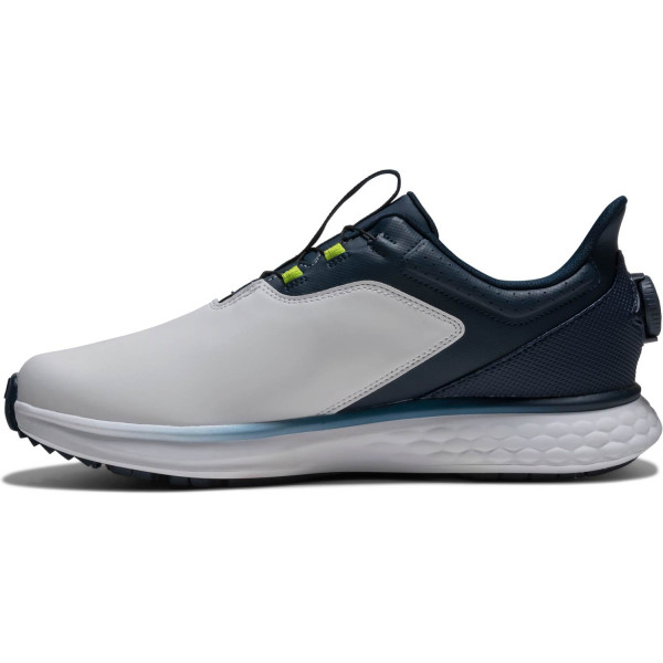 FootJoy Pulse BOA Vandtætte Herre Golfsko Uden Spikes - White/Navy/Blue