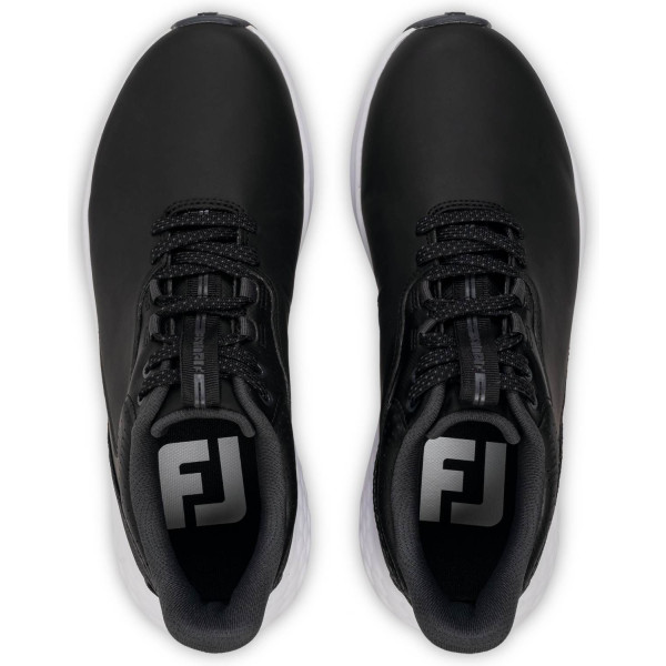 FootJoy Pulse Vandtætte Dame Golfsko Uden Spikes - Black/Black/White