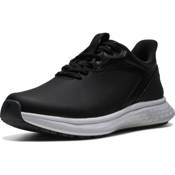 FootJoy Pulse Vandtætte Dame Golfsko Uden Spikes - Black/Black/White