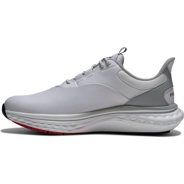 FootJoy Quantum (2026) Vandtætte Herre Golfsko Uden Spikes - White/White/Grey