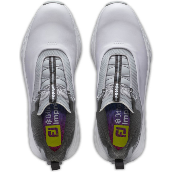FootJoy Quantum BOA Vandtætte Herre Golfsko Uden Spikes - White/Grey/Black