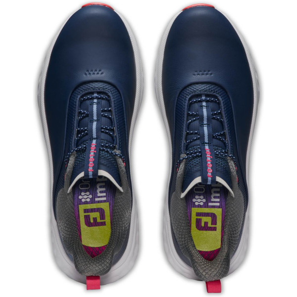 FootJoy Quantum Vandtætte Dame Golfsko Uden Spikes - Navy/White/Pink