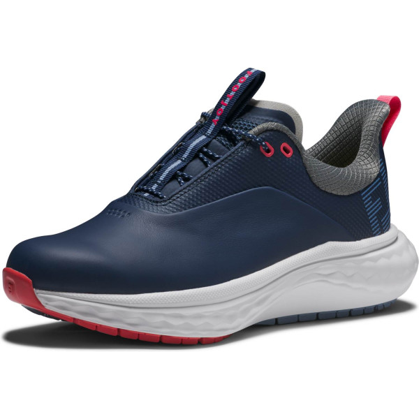 FootJoy Quantum Vandtætte Dame Golfsko Uden Spikes - Navy/White/Pink