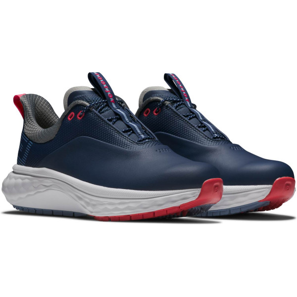 FootJoy Quantum Vandtætte Dame Golfsko Uden Spikes - Navy/White/Pink