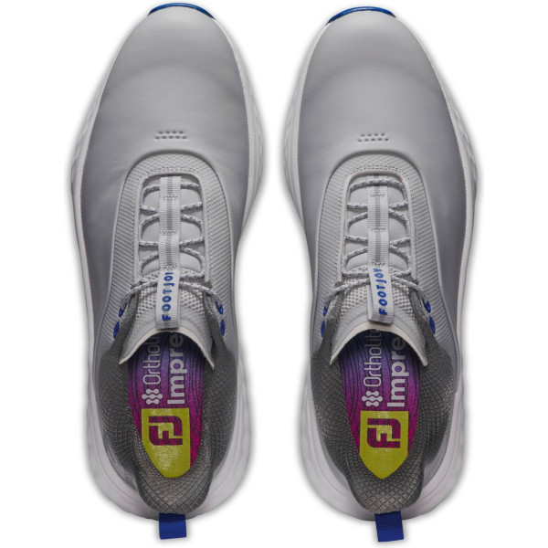 FootJoy Quantum Vandtætte Herre Golfsko Uden Spikes - Grey/White/Blue