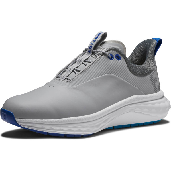 FootJoy Quantum Vandtætte Herre Golfsko Uden Spikes - Grey/White/Blue
