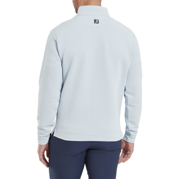 FootJoy Quilt Texture Chill-Out Herre Pullover - Sky