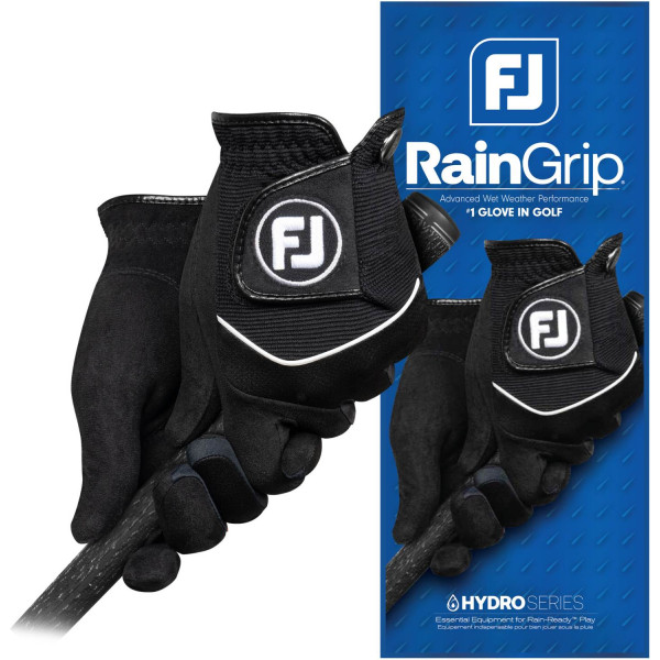 FootJoy Raingrip (2025) Regnvejr Herre Golfhandske - Black