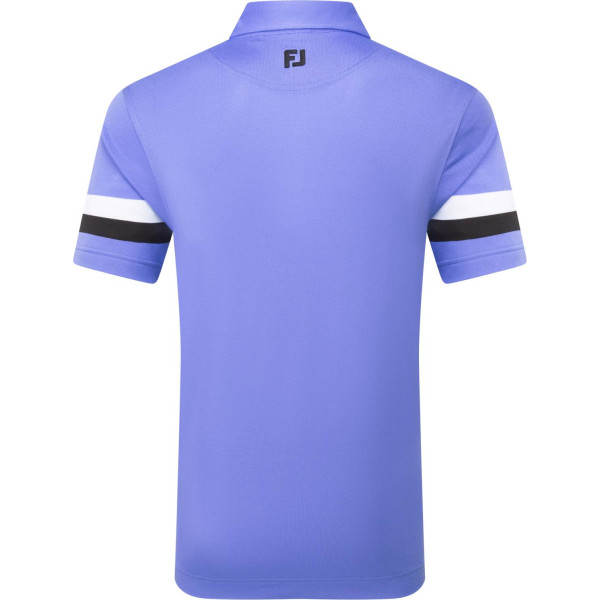 FootJoy Sleeve Stripe Pique Herre Poloshirt - Purple
