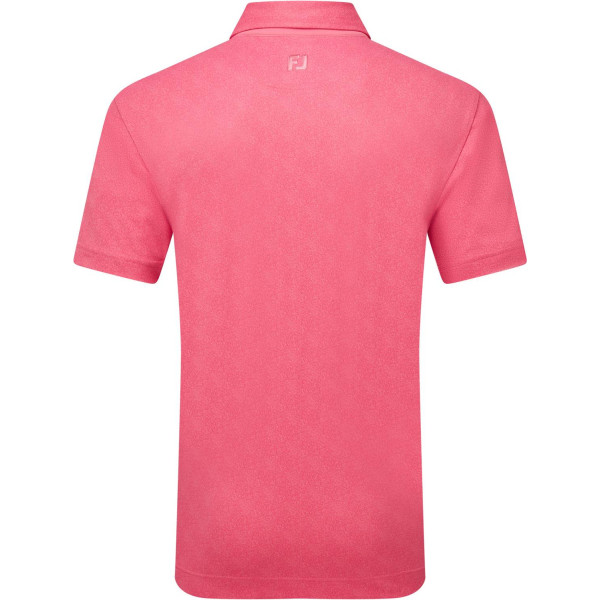 FootJoy Speckle Print Pique Herre Poloshirt - Red/Pink Floral