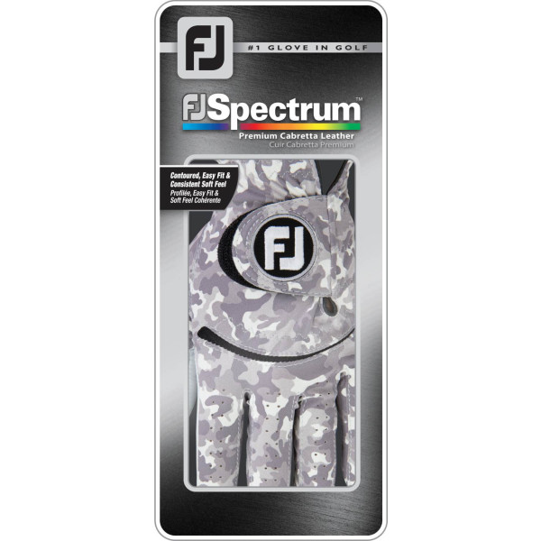 FootJoy Spectrum Læder Herre Golfhandske - Grey Camo