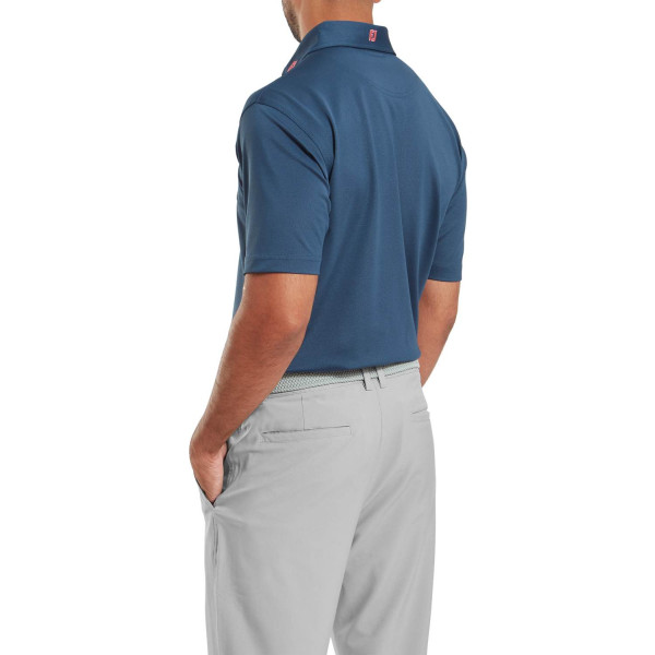 FootJoy Stretch Pique Solid Herre Poloshirt - Dark Denim