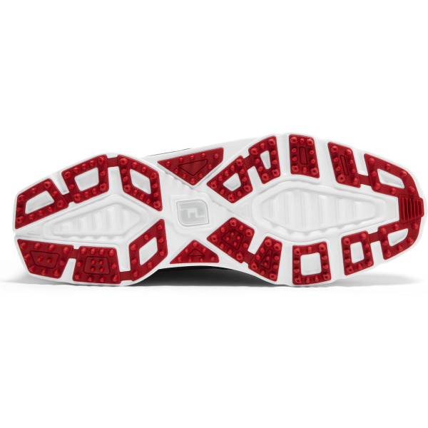 FootJoy Superlites XP (2022) Vandtætte Herre Golfsko Uden Spikes - Black/White/Red