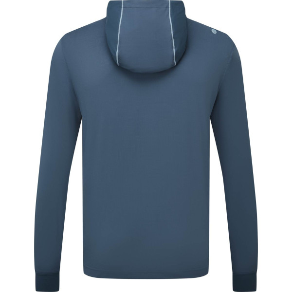 FootJoy TempoSeries Blocked Sun Hoodie Herre Pullover - Denim