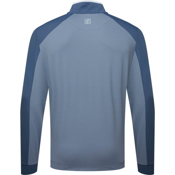 FootJoy TempoSeries Mixed Texture Chill-Out Herre Pullover - Denim