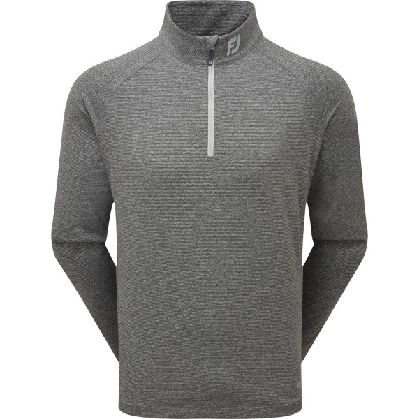 FootJoy ThermoSeries Brushed Back Midlayer Herre Pullover - Black