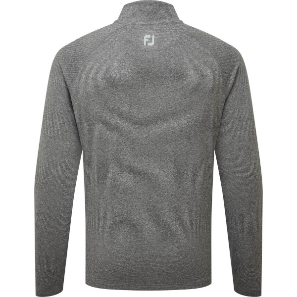 FootJoy ThermoSeries Brushed Back Midlayer Herre Pullover - Black