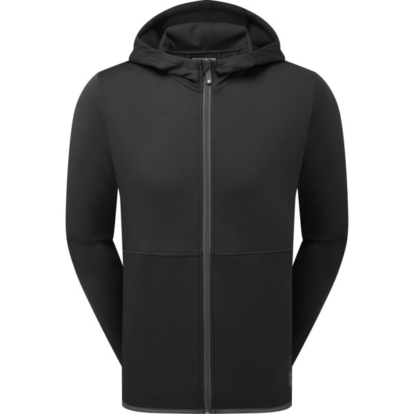 FootJoy ThermoSeries Full-Zip Hoodie Herre Cardigan - Black
