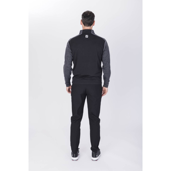 FootJoy Tonal Heather Chill-Out Herre Pullover - Black