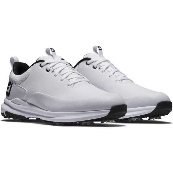 FootJoy Tour Rival Vandtætte Herre Golfsko Med Spikes - White/Black
