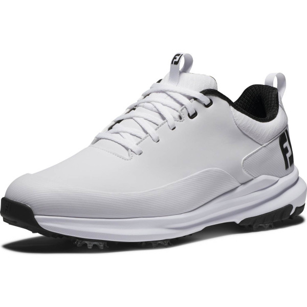 FootJoy Tour Rival Vandtætte Herre Golfsko Med Spikes - White/Black