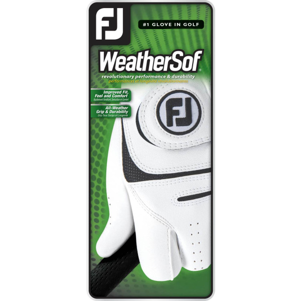 FootJoy Weathersof Syntetisk Dame Golfhandske - White