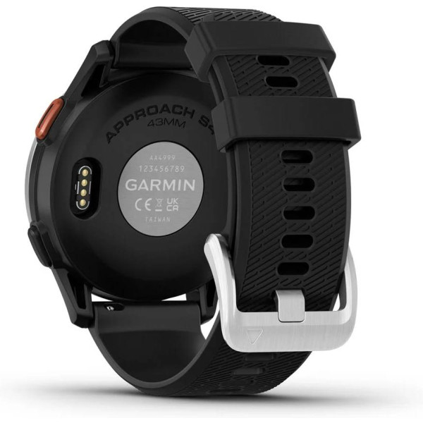 Garmin Approach S44 43 mm Black/Silver GPS ur