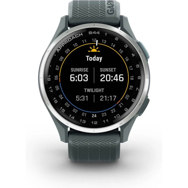 Garmin Approach S44 43 mm Twillight/Silver GPS ur