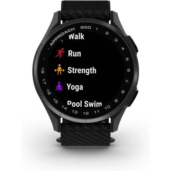 Garmin Approach S50 43 mm Black/Slate GPS ur