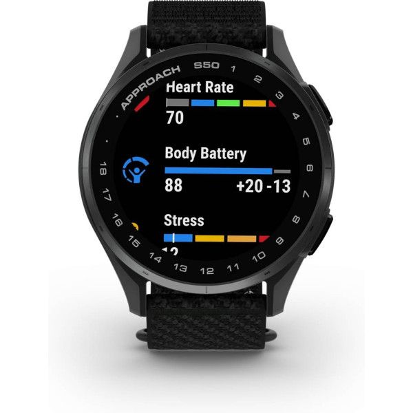 Garmin Approach S50 43 mm Black/Slate GPS ur