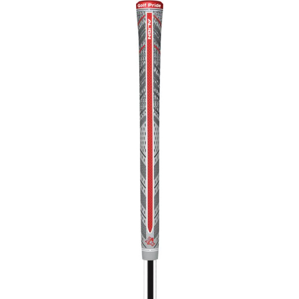 Golf Pride MCC Plus 4 Align Grip - Grey/Red