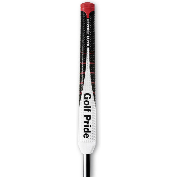 Golf Pride Reverse Taper Flat Putte grip - Black/White/Red