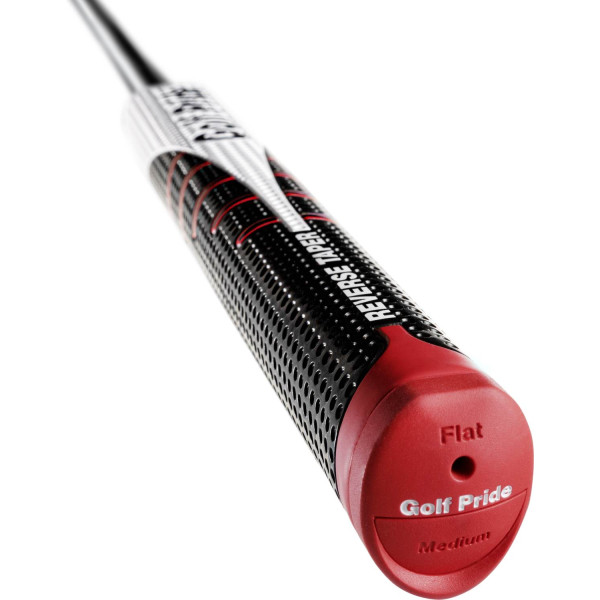 Golf Pride Reverse Taper Flat Putte grip - Black/White/Red