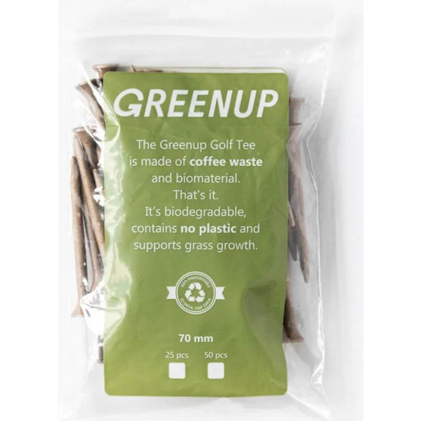 GreenUp Castle (40 stk.) Tees - Brun