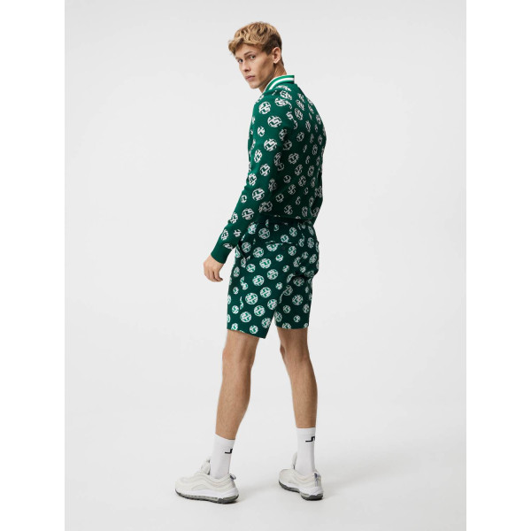 J. Lindeberg Tim Herre Shorts - Rain Forest Sphere Dot