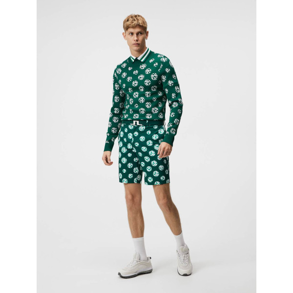 J. Lindeberg Tim Herre Shorts - Rain Forest Sphere Dot