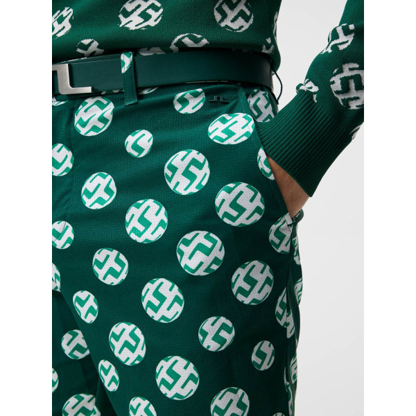 J. Lindeberg Tim Herre Shorts - Rain Forest Sphere Dot