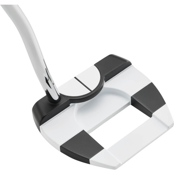 Odyssey Ai-Dual Jailbird Mini 1/2 Ball Double Bend Neck Putter - Black