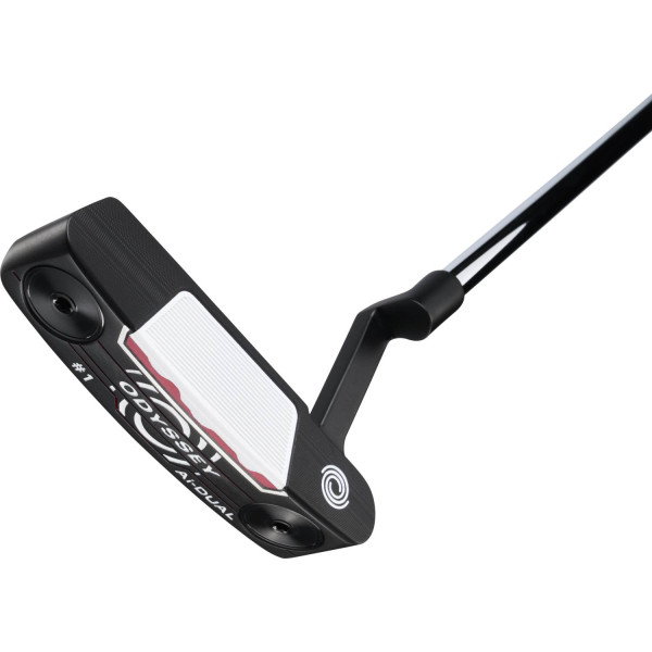 Odyssey Ai-Dual One Plumber Neck Putter - Black