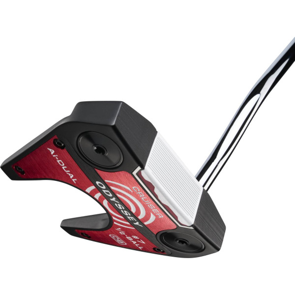 Odyssey Ai-Dual Seven 1/2 Ball Cruiser Double Bend Neck Putter - Black
