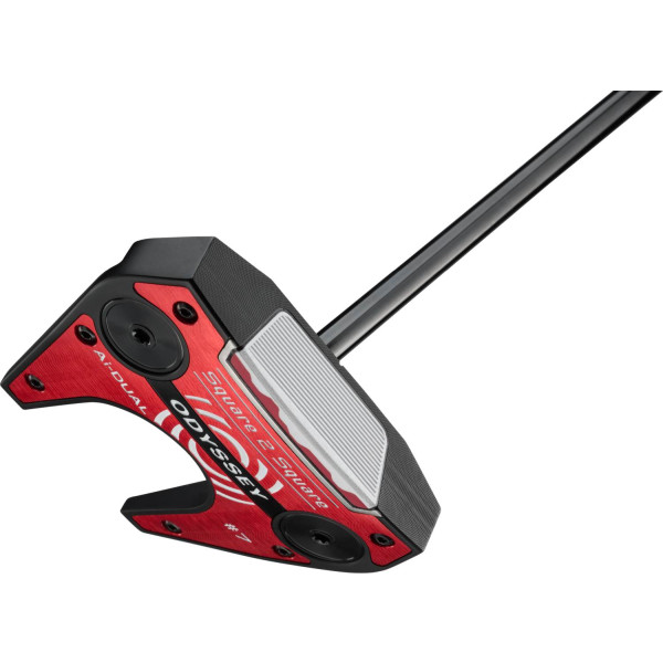 Odyssey Ai-Dual Square 2 Square Seven Straight Neck Putter - Black