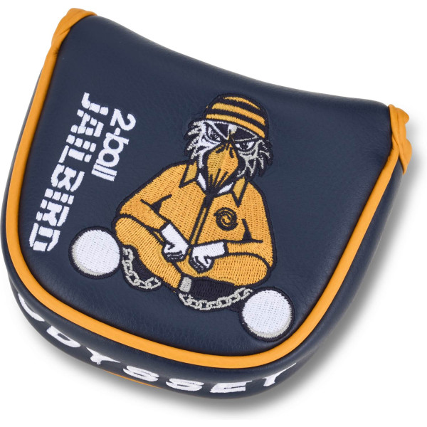 Odyssey Ai-One 2-Ball Jailbird Mini DB Double Bend Neck Putter - Blå/Hvid