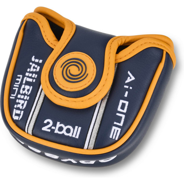 Odyssey Ai-One 2-Ball Jailbird Mini DB Double Bend Neck Putter - Blå/Hvid