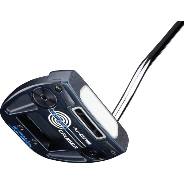 Odyssey Ai-One Cruiser Jailbird 2-Ball DB Double Bend Neck Putter - Blå/Hvid