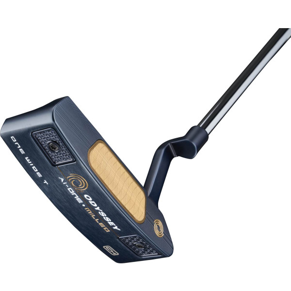 Odyssey Ai-One Milled One Wide T CH Plumber Neck Putter - Blå