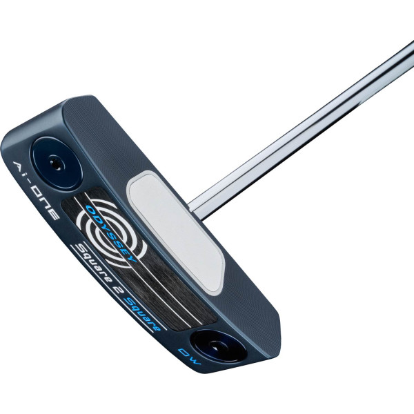 Odyssey Ai-One Square 2 Square Double Wide Cruiser CS Straight Neck Putter - Blå/Hvid