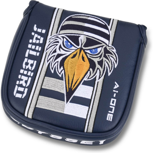 Odyssey Ai-One Square 2 Square Jailbird Straight Neck Putter - Blå/Hvid