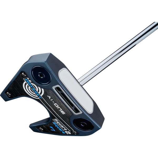 Odyssey Ai-One Square 2 Square Seven Cruiser CS Straight Neck Putter - Blå/Hvid